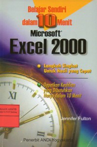 Belajar Sendiri Dalam 10 Menit Microsoft Excel 2000
