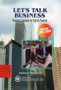 Let's Talk Business. Business Concepts For English Practice