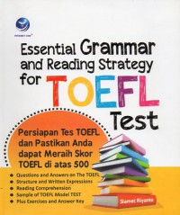 Essential Grammar and Reading Strategy for Toefl Test