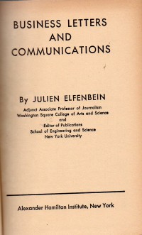 Business Letters and Communications
