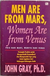 Men Are From Mars : Pria dari Mars, wanita dari Venus
