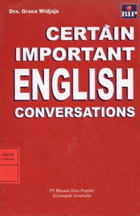 Certain Important English Conversations