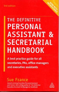 Definitive Personal Assistant and Secretarial Handbook, the